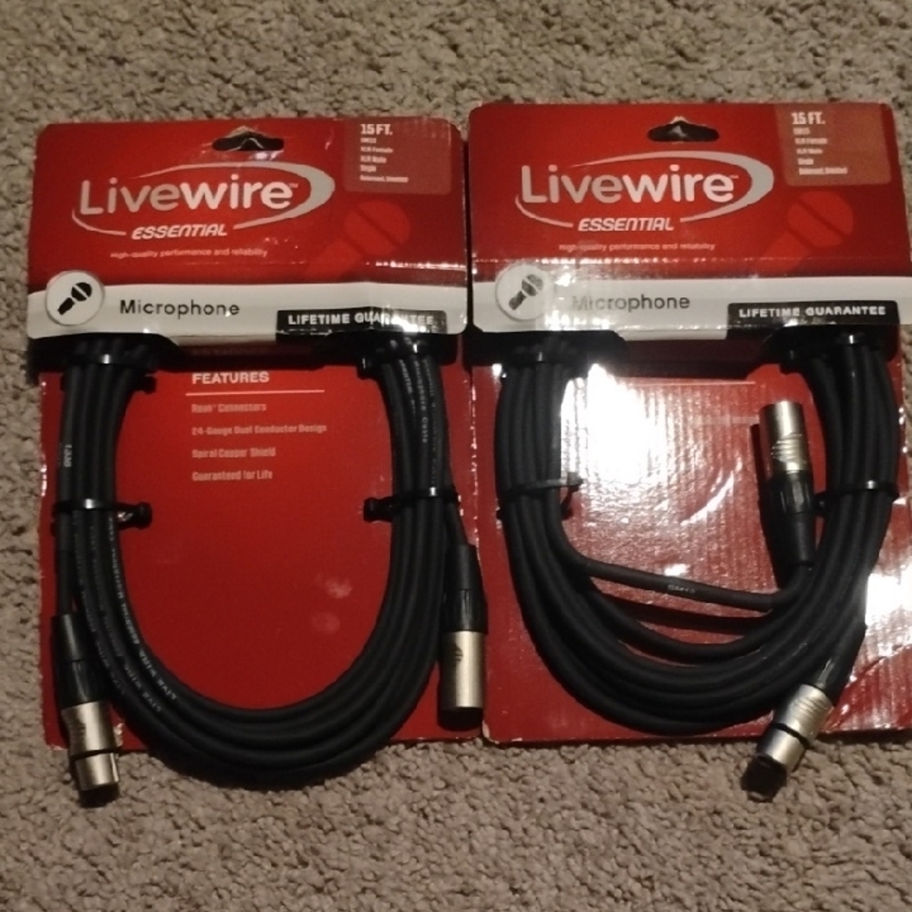 Livewire Essential Microphone Cables